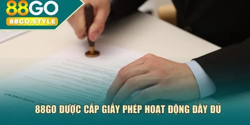88go được cấp giấy phép hoạt động đầy đủ